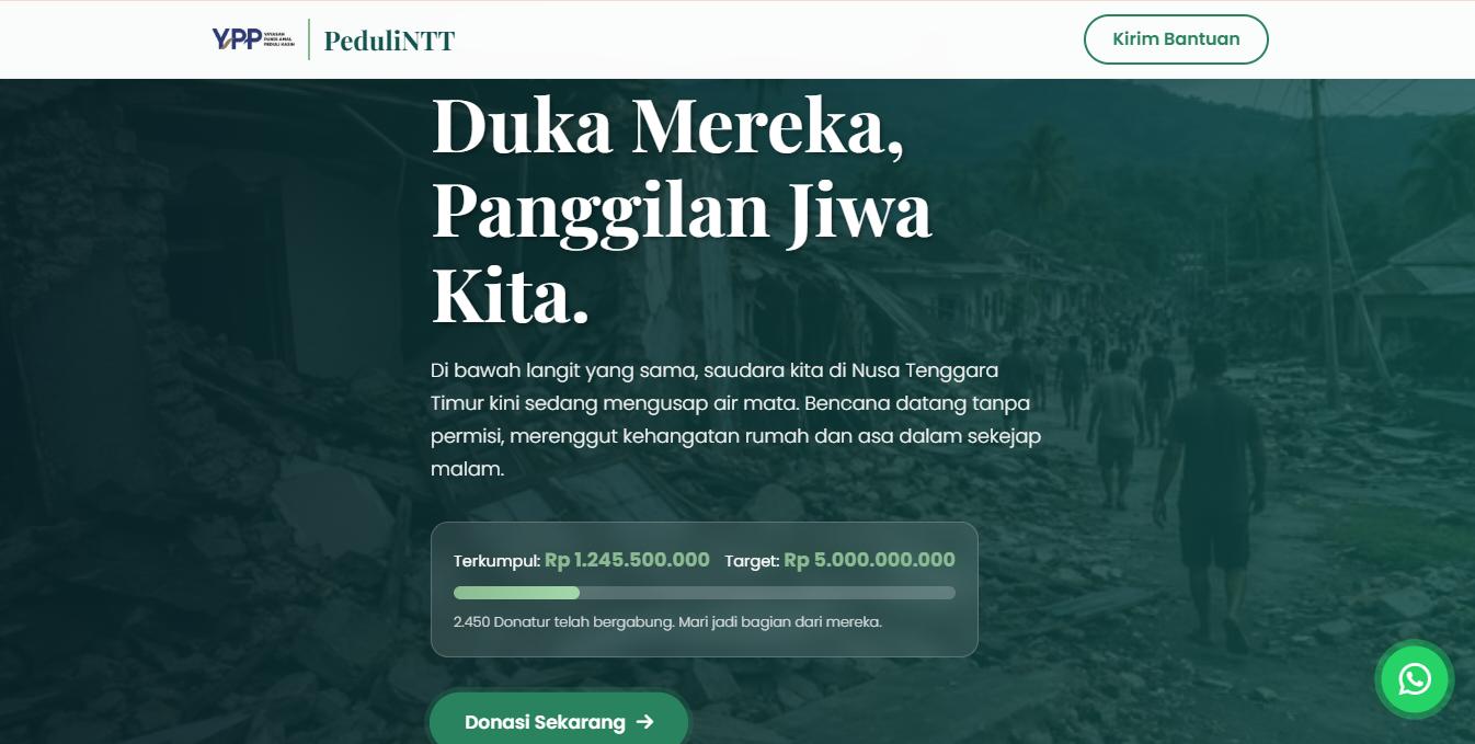 Donasi Gempa NTT
